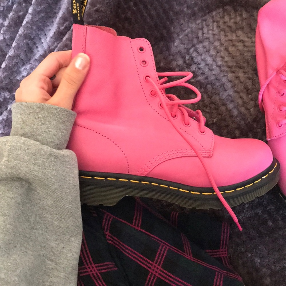 Pink doc martens